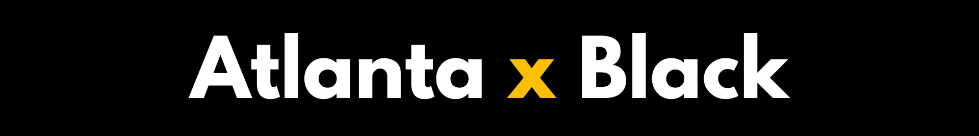 Atlanta (x)Black logo